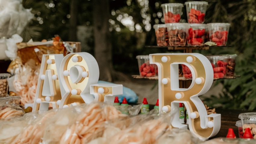 mesa de dulces para boda